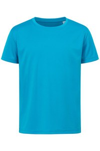 Stedman STE8170 - T-shirt interlock active-dry ss per bambini Hawaii Blue