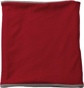 K-up KP121 - Scaldacollo foderato in pile Red / Light Grey