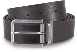 K-up KP812 - Cintura in pelle con bordo tagliato a vivo - 35 mm