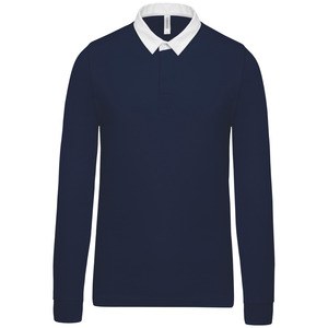 Kariban K213 - Polo da rugby Navy / White