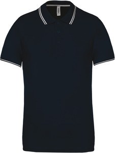 Kariban K250 - POLO UOMO MANICHE CORTE Navy/ Light Grey/ White