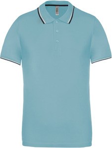 Kariban K250 - POLO UOMO MANICHE CORTE Sky Blue/Navy/White