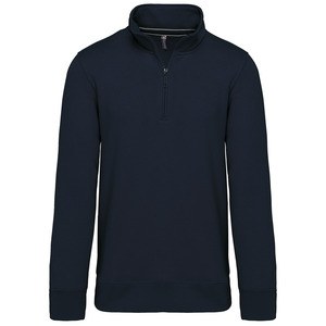 Kariban K487 - Felpa con zip al collo Blu navy