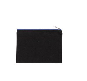Kimood KI0721 - Pochette in tela di cotone - modello medio Black / Royal Blue