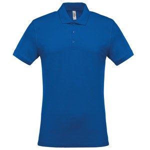 Kariban K254 - Polo piqué uomo manica corta Light Royal Blue