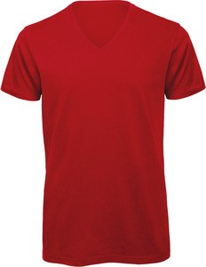 B&C CGTM044 - T-shirt da uomo con scollo a V Organic Inspire