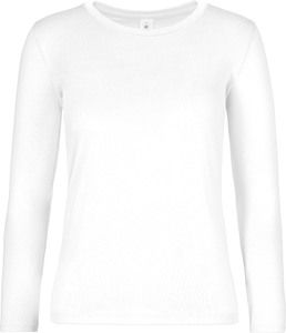 B&C CGTW08T - T-shirt manica lunga da donna #E190 White