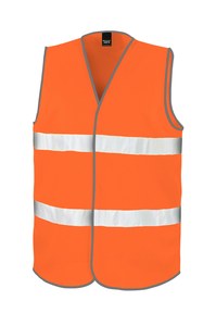 Result R200X - Gilet di Sicurezza Motorist Fluorescent Orange