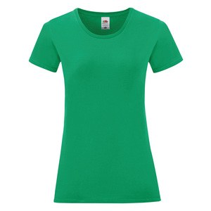 Fruit of the Loom SC61432 - T-shirt Iconic-T da donna Verde prato