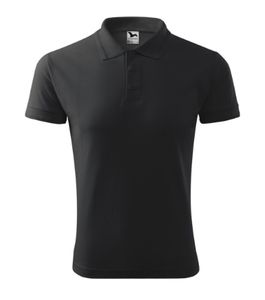 Malfini 203 - Polo da uomo in piquet mélange anthracite