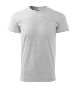 Malfini 137 - Maglietta Heavy New Unisex gris chiné clair