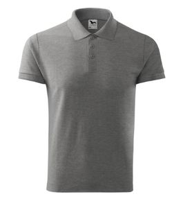 Malfini 212 - Polo Cotone Uomo Grigio scuro melange