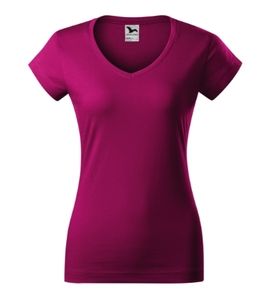 Malfini 162 - Maglietta Fit scollo V Donna FUCHSIA RED