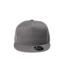 Malfini 301 - Cappellino Rap 5P argent vieilli