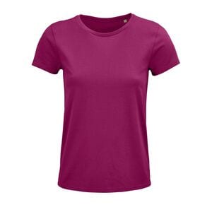 SOL'S 03581 - Crusader Women T Shirt Donna Aderente Girocollo Fucsia