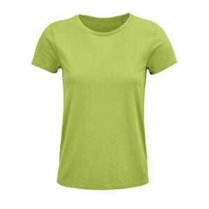 SOL'S 03581 - Crusader Women T Shirt Donna Aderente Girocollo Verde mela