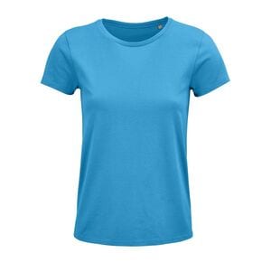 SOL'S 03581 - Crusader Women T Shirt Donna Aderente Girocollo Acqua