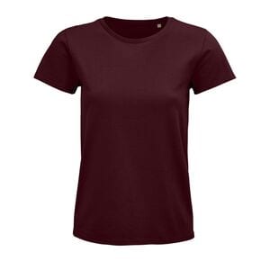 SOL'S 03579 - Pioneer Women T Shirt Donna Aderente Girocollo Burgundy