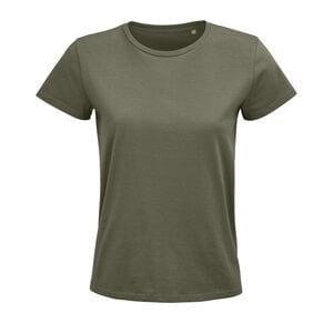 SOL'S 03579 - Pioneer Women T Shirt Donna Aderente Girocollo Khaki