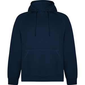 Roly SU1074 - VINSON Felpa unisex con cappuccio in cotone organico pettinato e poliestere riciclato Navy Blue