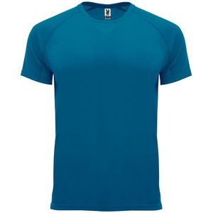 Roly CA0407 - BAHRAIN T-shirt tecnica con maniche corte a raglan Moonlight Blue