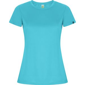 Roly CA0428 - IMOLA WOMAN T-shirt tecnica aderente con maniche corte in tessuto di poliestere riciclato CONTROL DRY