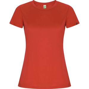 Roly CA0428 - IMOLA WOMAN T-shirt tecnica aderente con maniche corte in tessuto di poliestere riciclato CONTROL DRY