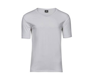 Tee Jays TJ401 - T-shirt elasticizzata con scollo a V White