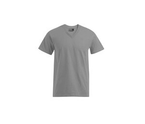 Promodoro PM3025 - T-shirt da uomo con scollo a V new light grey