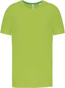 PROACT PA4012 - T-shirt sportiva uomo girocollo in materiale riciclato Verde lime