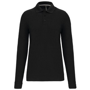 WK. Designed To Work WK276 - Polo maniche lunghe Black