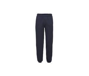 Fruit of the Loom SC4040 - Pantaloni da jogging con risvolto Deep Navy