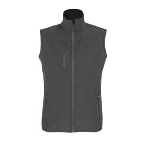 SOL'S 03826 - Falcon Bw Women Gilet Donna Softshell Fullzip Antracite