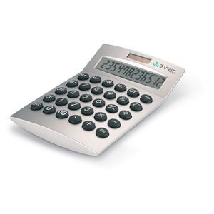 GiftRetail AR1253 - BASICS Calcolatrice 12 cifre matt silver