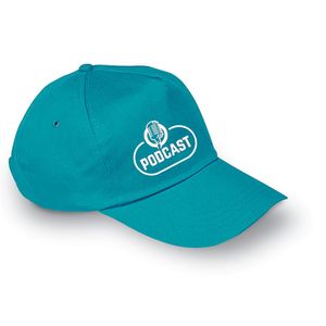 GiftRetail KC1447 - GLOP CAP Cappello a 5 pannelli Turchese
