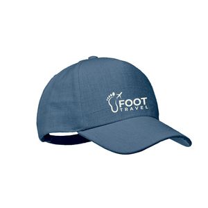 GiftRetail MO6176 - NAIMA CAP Cappellino da baseball in canap Blue