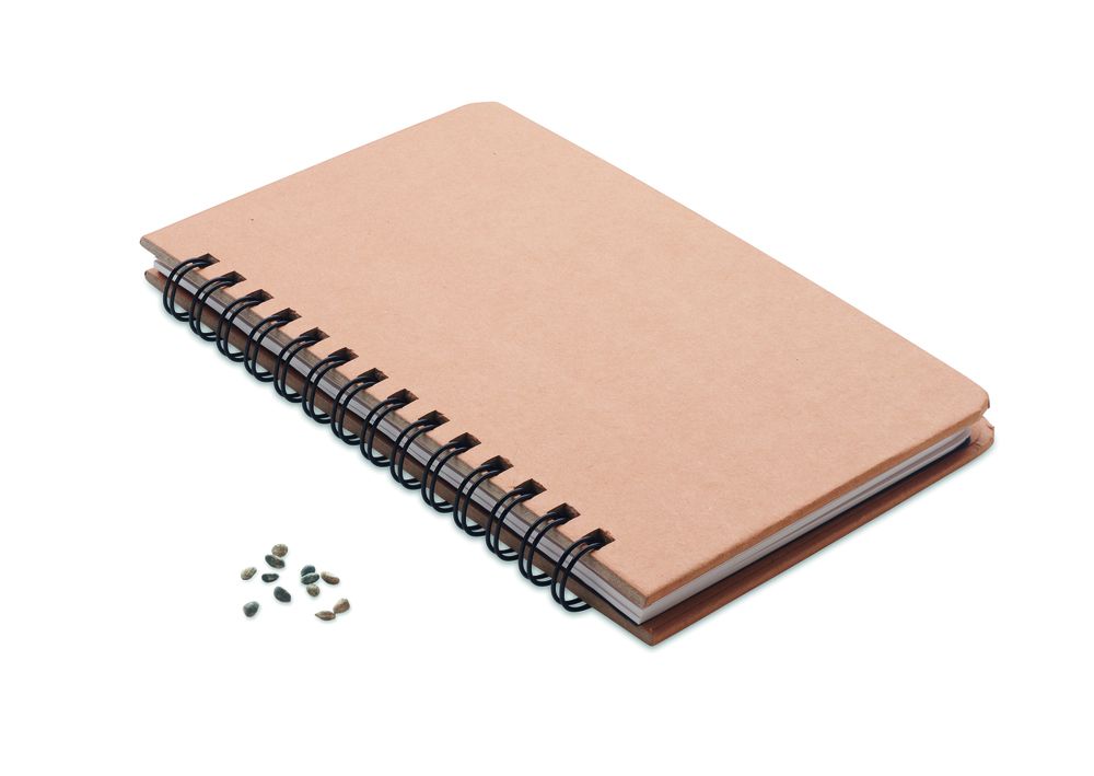 GiftRetail MO6225 - GROWNOTEBOOK™ Notebook in legno di pino