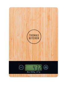 GiftRetail MO6245 - PRECISE Bilancia da cucina Wood