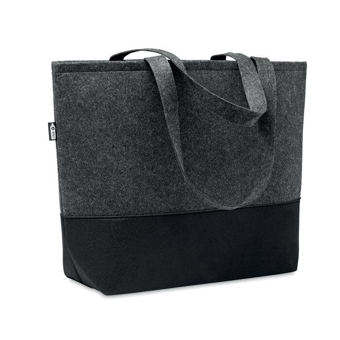 GiftRetail MO6455 - DUO INDICO Shopper in feltro RPET