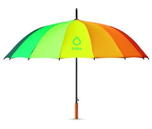 GiftRetail MO6540 - BOWBRELLA Ombrello arcobaleno 27 pollici Multicolore