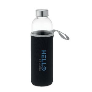 GiftRetail MO6545 - UTAH LARGE Bottiglia in vetro 750ml Nero