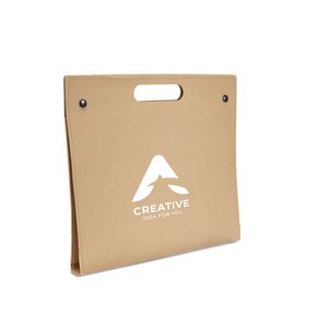 GiftRetail MO7411 - ALBERTA Porta blocnotes in cartone Beige