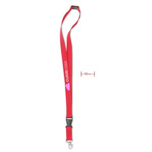 GiftRetail MO8595 - LANY Lanyard con moschettone Rosso