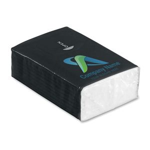 GiftRetail MO8649 - Mini confezione di fazzoletti di SNEEZIE - prezzo conveniente Nero