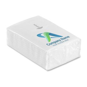 GiftRetail MO8649 - Mini confezione di fazzoletti di SNEEZIE - prezzo conveniente Bianco