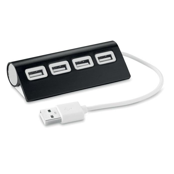 GiftRetail MO8853 - ALUHUB Hub 4 porte USB