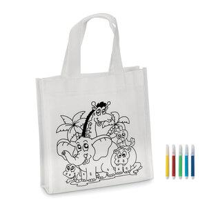GiftRetail MO8922 - SHOOPIE Mini borsa shopper da colorare