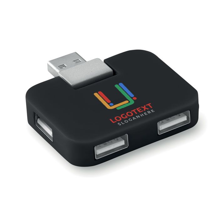 GiftRetail MO8930 - SQUARE Multipresa USB