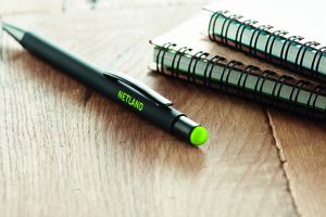 GiftRetail MO9393 - NEGRITO Penna in alluminio Verde lime