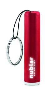 GiftRetail MO9469 - Torcia in plastica SANLIGHT Rosso